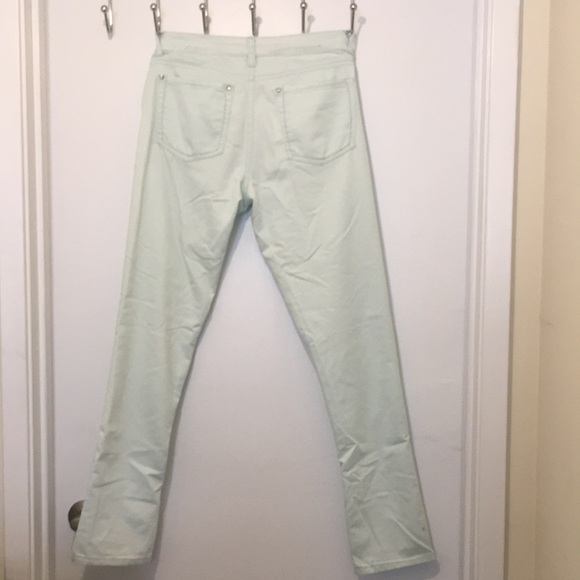 Turquoise Blue Faith Jeans- Super soft!-used - Picture 2 of 4